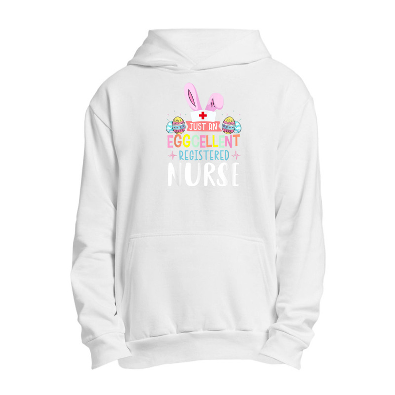 Just An Eggcellent Registered Nurse Cute Bunny Easter Women Urban Pullover Hoodie | Artistshot