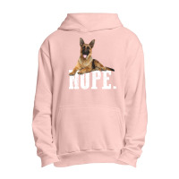 Nope Lazy German Shepherd Dog Lover Urban Pullover Hoodie | Artistshot