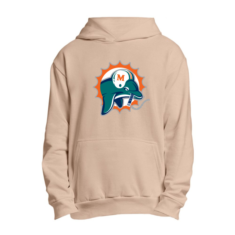 Dolphins Speed Urban Pullover Hoodie | Artistshot