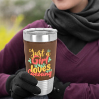 Just A Girl Who Love T  Shirt Just A Girl Who Loves Canoeing Gift Prod Leatherette Tumbler | Artistshot