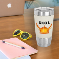 Skol Viking Helmet Minneapolis Miracle Leatherette Tumbler | Artistshot