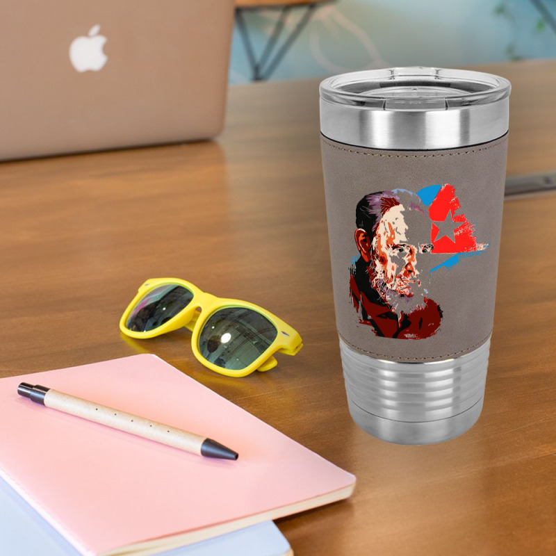 Fidel Castro Cuba Revolutionary Communist Leatherette Tumbler | Artistshot