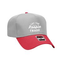 Let The People Trade - Market Trading For Traders Adjustable Baseball Cap | Artistshot