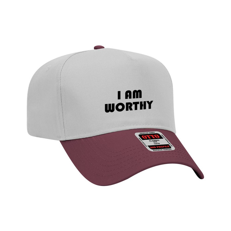 I Am Worthy Adjustable Baseball Cap | Artistshot