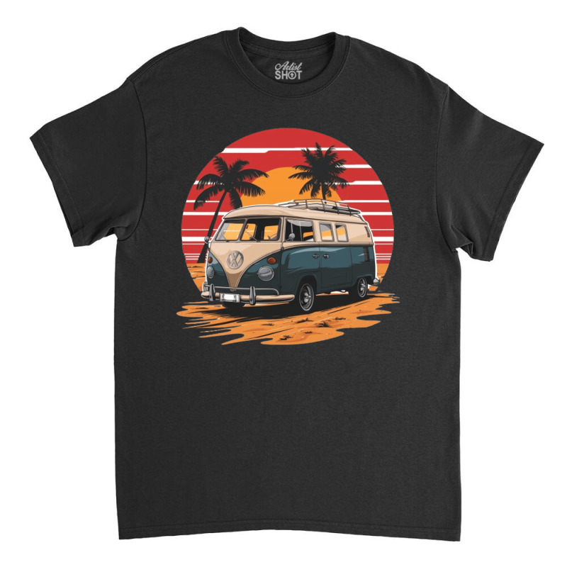 Vintage Camper Van Classic T-shirt by Jonybravo2000 | Artistshot