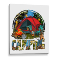 Camping Metal Print Vertical | Artistshot