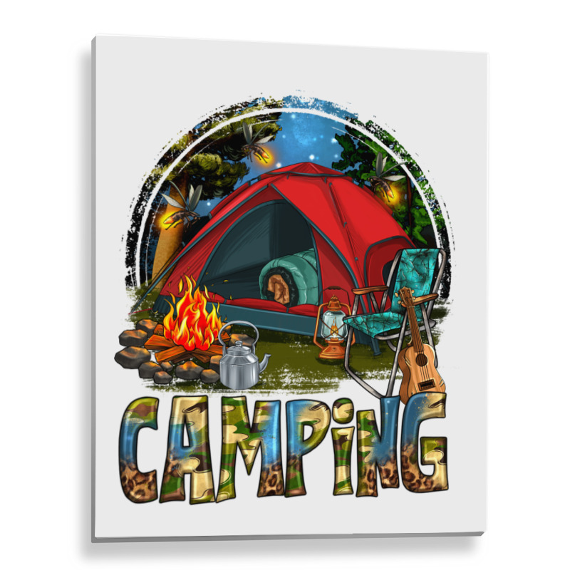 Camping Metal Print Vertical | Artistshot