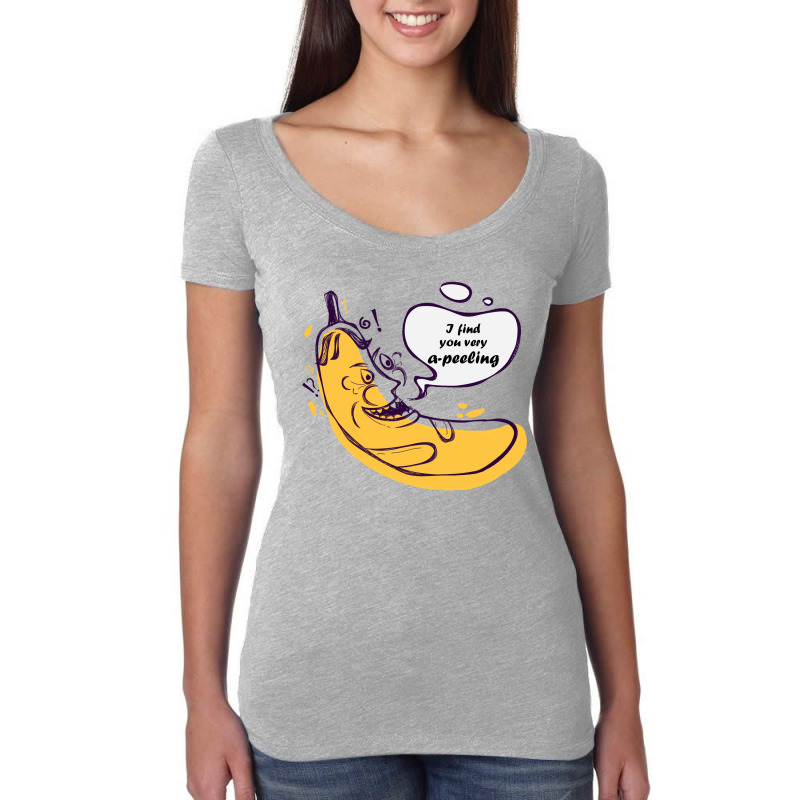 Laughing Banana Women's Triblend Scoop T-shirt | Artistshot