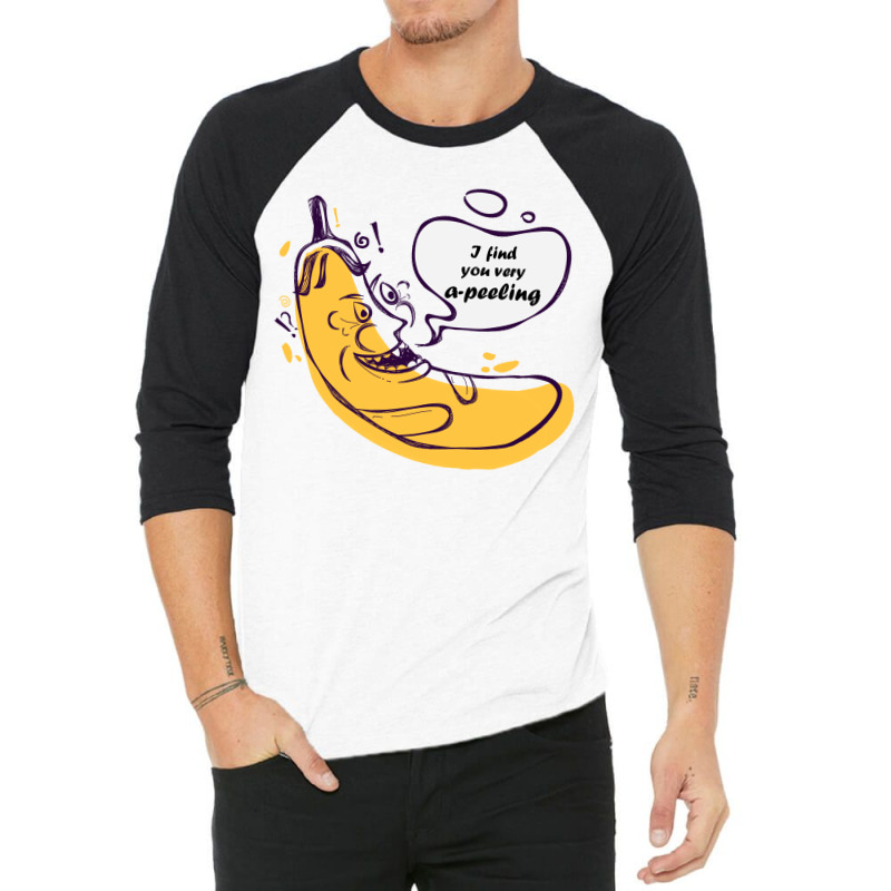 Laughing Banana 3/4 Sleeve Shirt | Artistshot