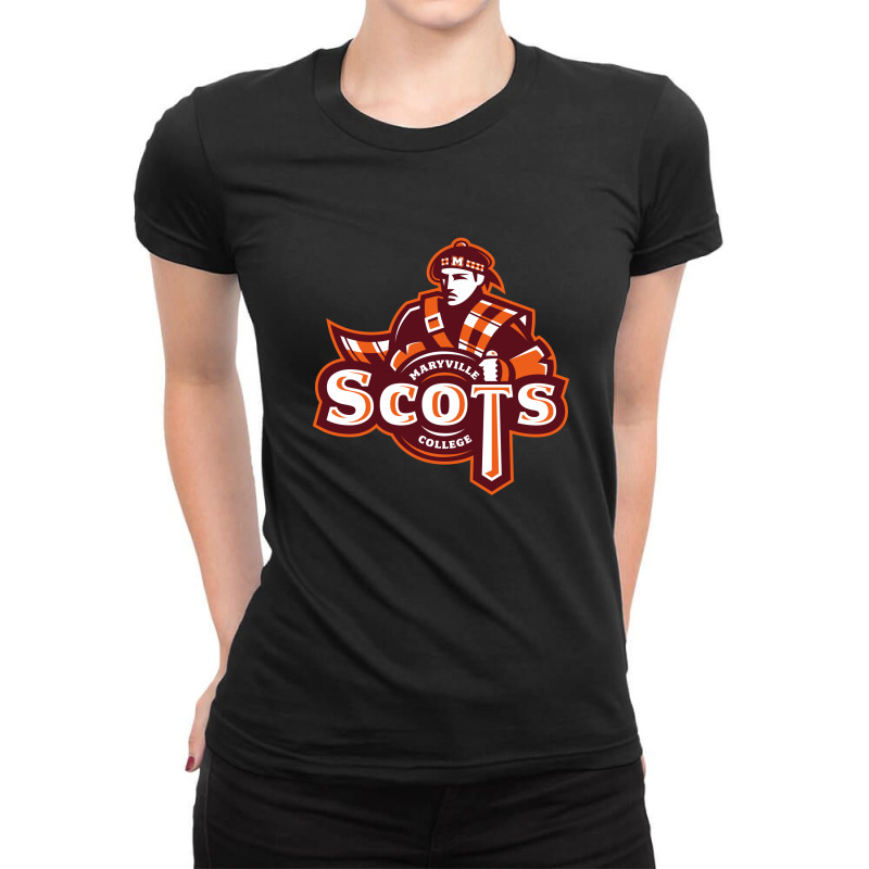 Maryville Merch, Scots Ladies Fitted T-Shirt by acoolmarket | Artistshot