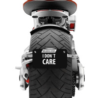 Breaking News I Dont Care | Funny Sayings Motorcycle License Plate | Artistshot