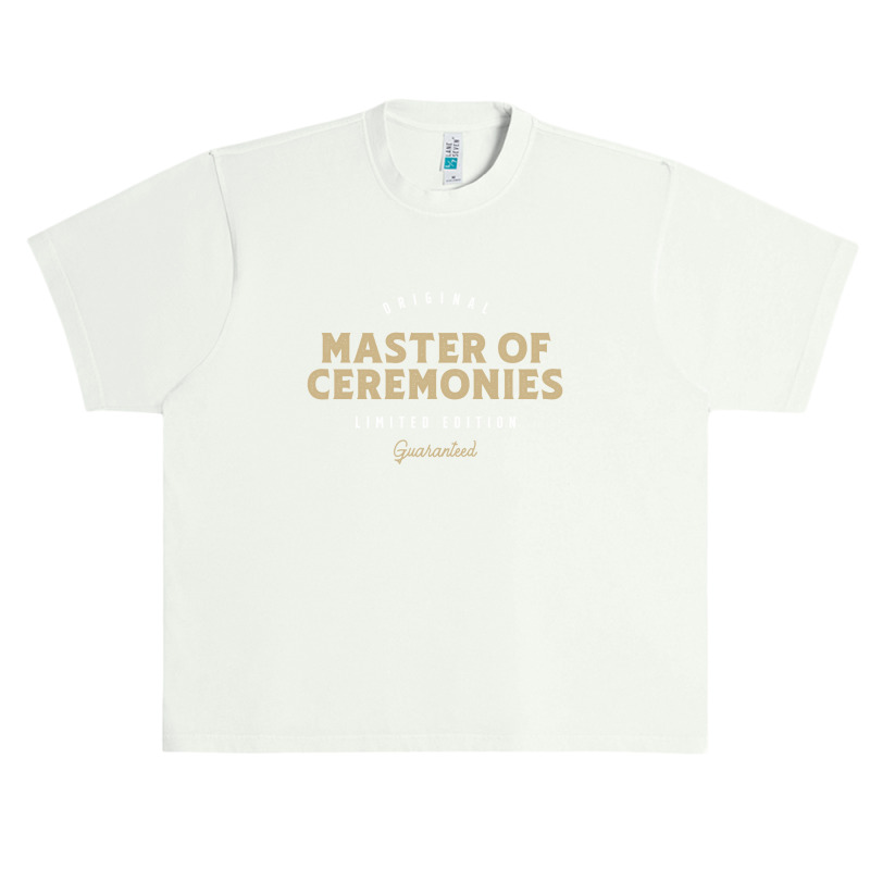 Master Of Ceremonies Funny Job Title Profession Birthday Worker Urban Heavy T-shirt by cidolopez | Artistshot