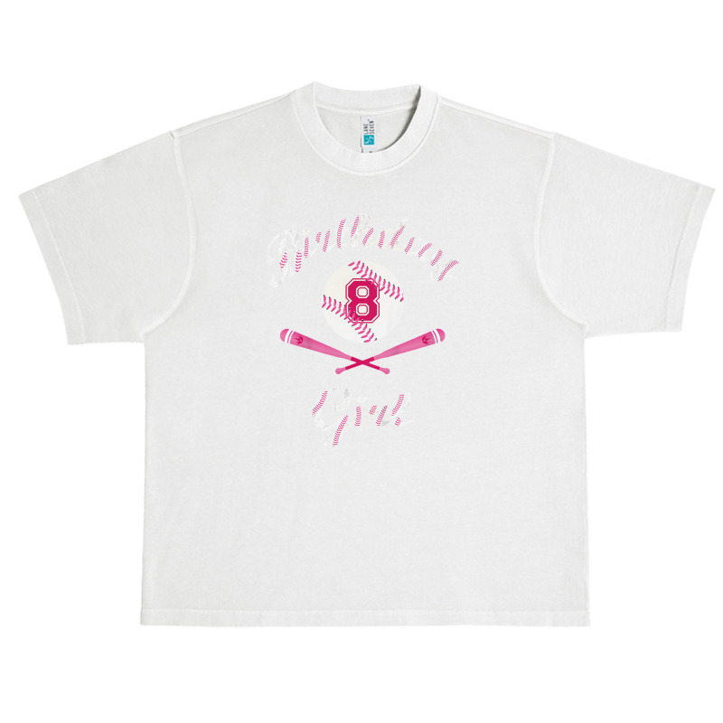 Kids 8th Eighth 8 Eight Year Happy Birthday Girl Softball Urban Heavy T-shirt by suvukana | Artistshot