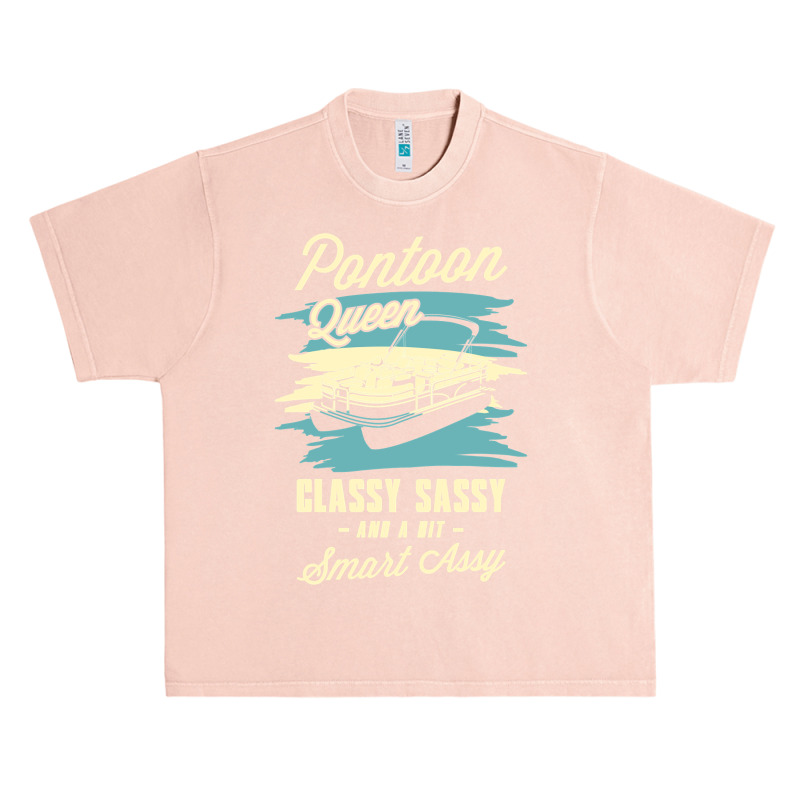 Pontoon Boat Queen Classy Sassy And A Bit Assy Pontoon Boat 24 Boat Bo Urban Heavy T-shirt | Artistshot