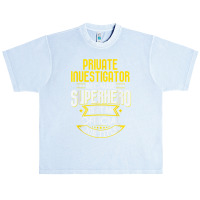 Pi Idea Funny Superhero Job   Private Investigator T Shirt Urban Heavy T-shirt | Artistshot