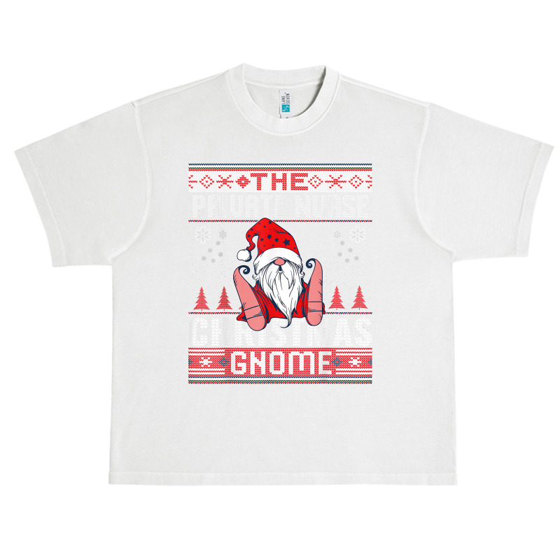 Private Nurse Christmas Gnome Matching Family Ugly T Shirt Urban Heavy T-shirt by AshleyPenez | Artistshot