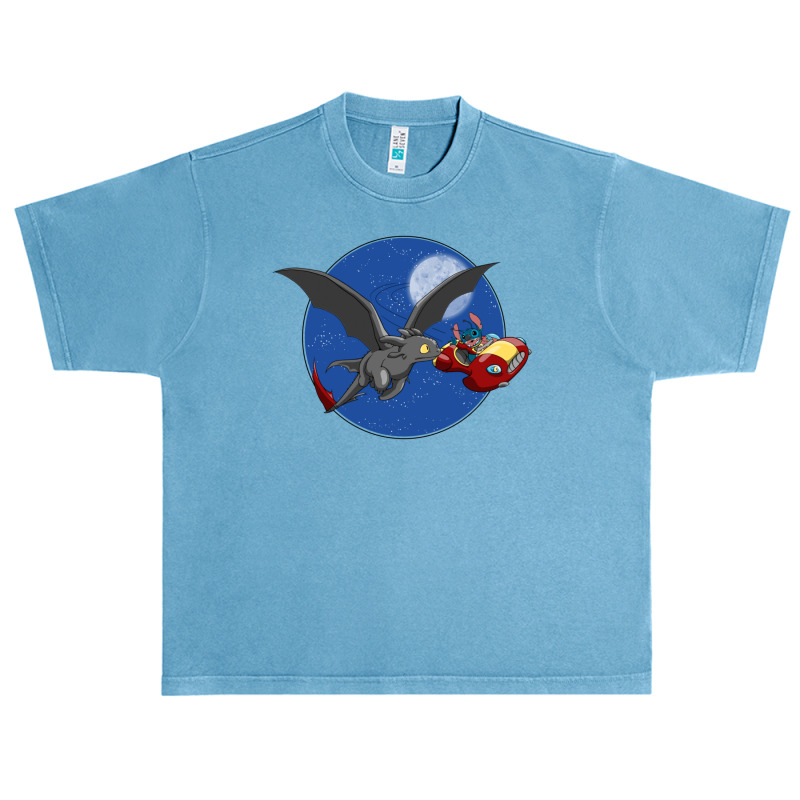 Flying Car And Black Dragon Urban Heavy T-shirt | Artistshot