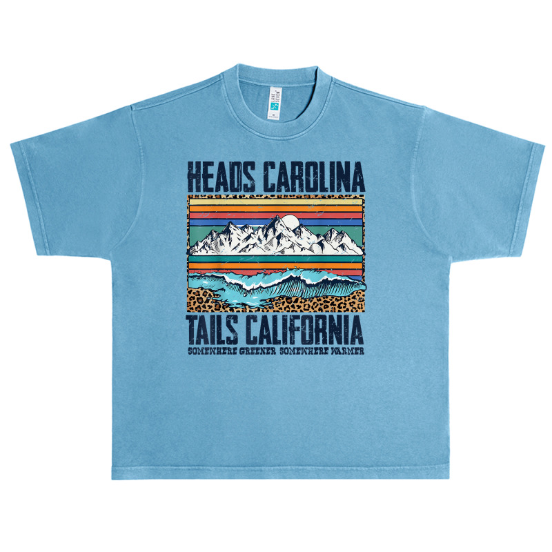 Vintage Heads Carolina Tail California Summer Beach Paradise T Shirt Urban Heavy T-shirt by ReagerAero | Artistshot