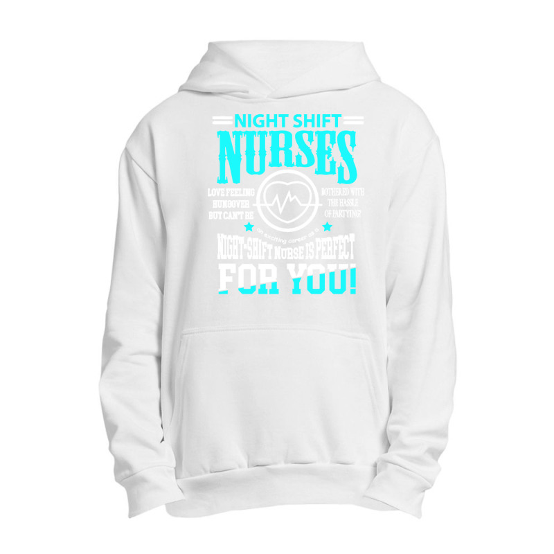 Nurse T  Shirt Nightshift Nurse Novelty Tshirt For Night Shift Nurses Urban Pullover Hoodie | Artistshot