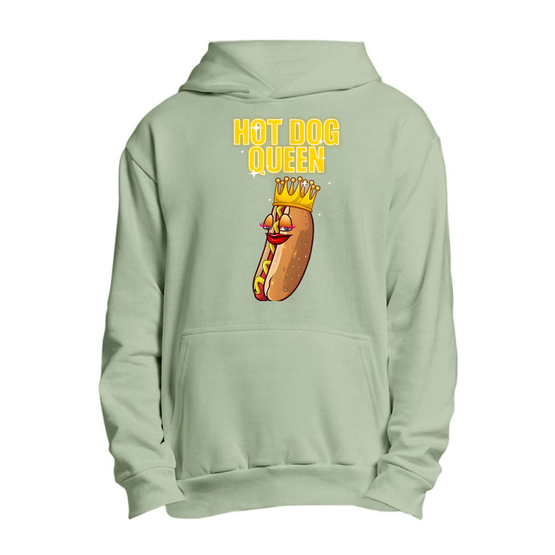 Funny Hot Dog For Women Girls Grilled Wiener Sausage Buns T Shirt Urban Pullover Hoodie by TeaMenShop | Artistshot