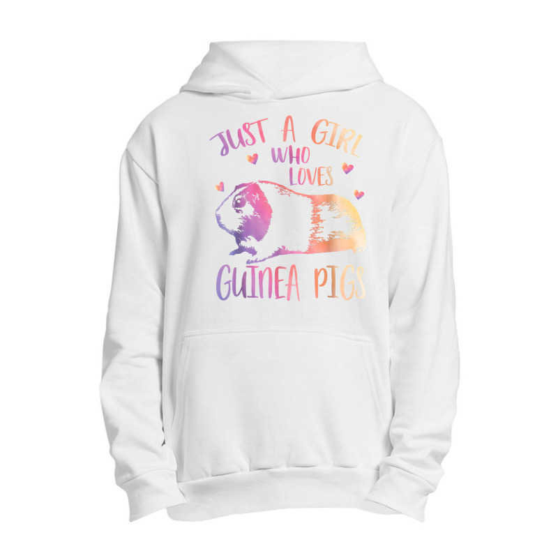 Guinea Pig Shirt Cute Funny Just A Girl Who Loves Guinea Pig T Shirt Urban Pullover Hoodie | Artistshot