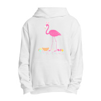 Pretty Easter Flamingo With Easter T  Shirt Easter Flamingo Easter Bun Urban Pullover Hoodie | Artistshot