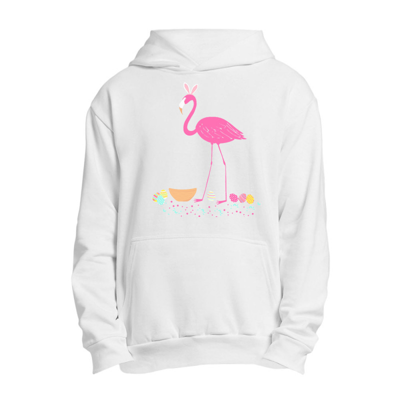 Pretty Easter Flamingo With Easter T  Shirt Easter Flamingo Easter Bun Urban Pullover Hoodie | Artistshot