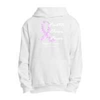 Vaginal Cancer Awareness T  Shirt Vaginal Cancer Awareness Faith Over Urban Pullover Hoodie | Artistshot