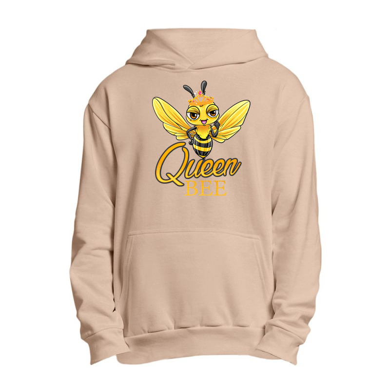 Bee Beekeeper Queen Bee Crown Women Girls Honey Bee Hive Beekeeping 92 Urban Pullover Hoodie | Artistshot