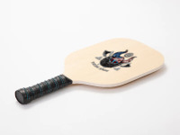 American Viking With Skull Helmet And Runes Pickleball Paddle | Artistshot