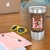 Pointless Sisters English Text   Samurai Pizza Cats Leatherette Tumbler | Artistshot