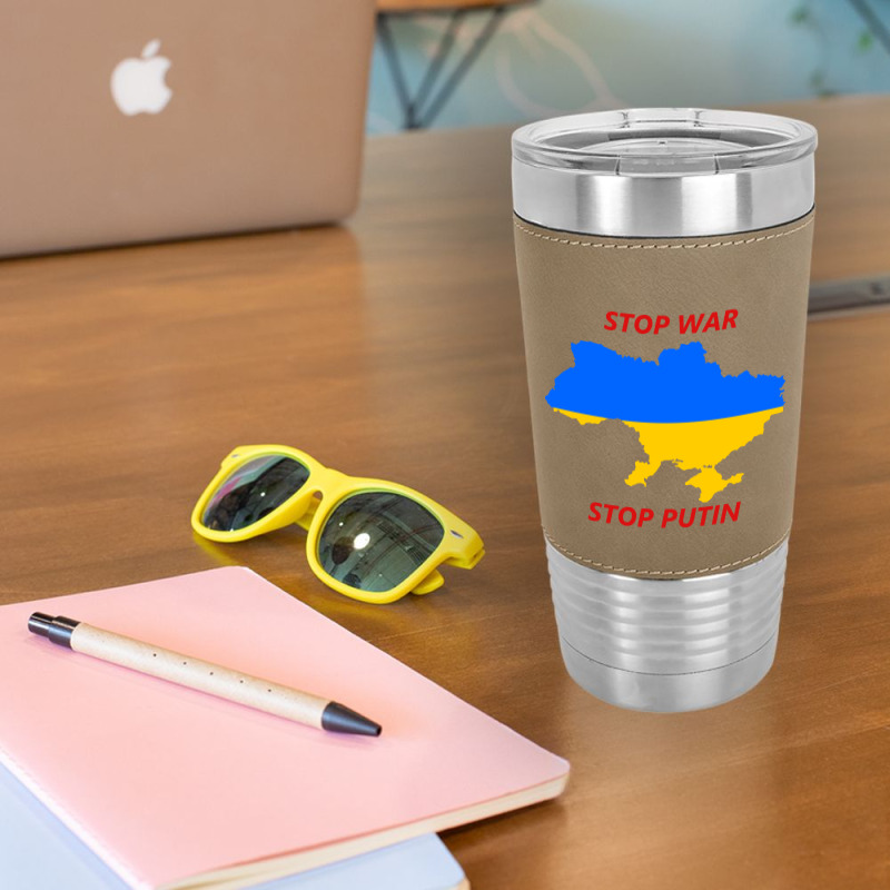 Stop War Stop Putin Leatherette Tumbler | Artistshot