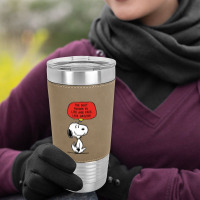 Peanuts Best Things In Life Are Free Leatherette Tumbler | Artistshot