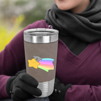 Rainbow Shooting Star Koala Leatherette Tumbler | Artistshot