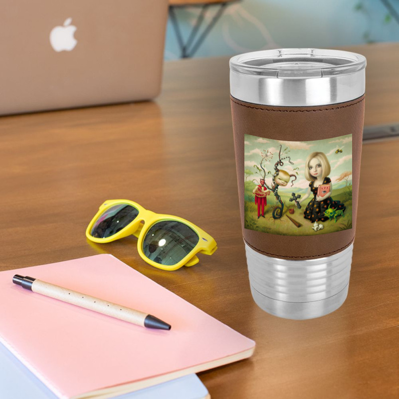 Mark Ryden - The Ghost Of Anton Chigurh Leatherette Tumbler | Artistshot