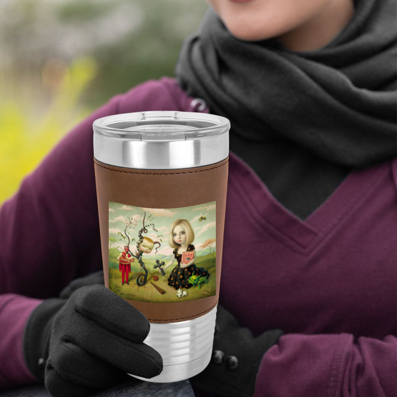 Mark Ryden - The Ghost Of Anton Chigurh Leatherette Tumbler | Artistshot