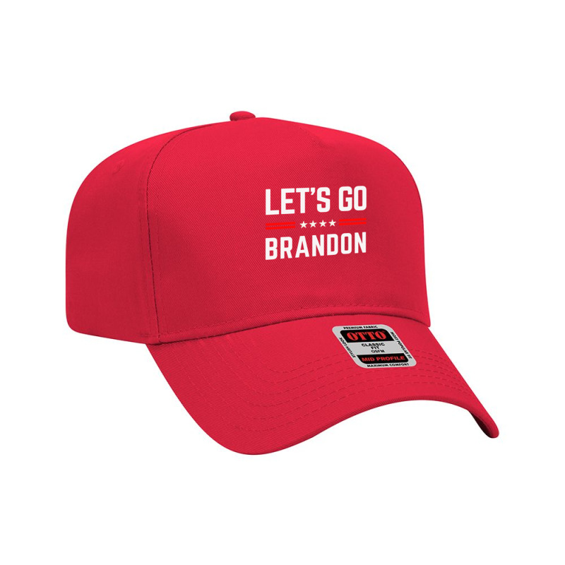 Let’s Go Brandon Conservative Us Flag America Gift Adjustable Baseball Cap | Artistshot