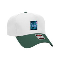 Tokyo Neon Night Synthwave Adjustable Baseball Cap | Artistshot