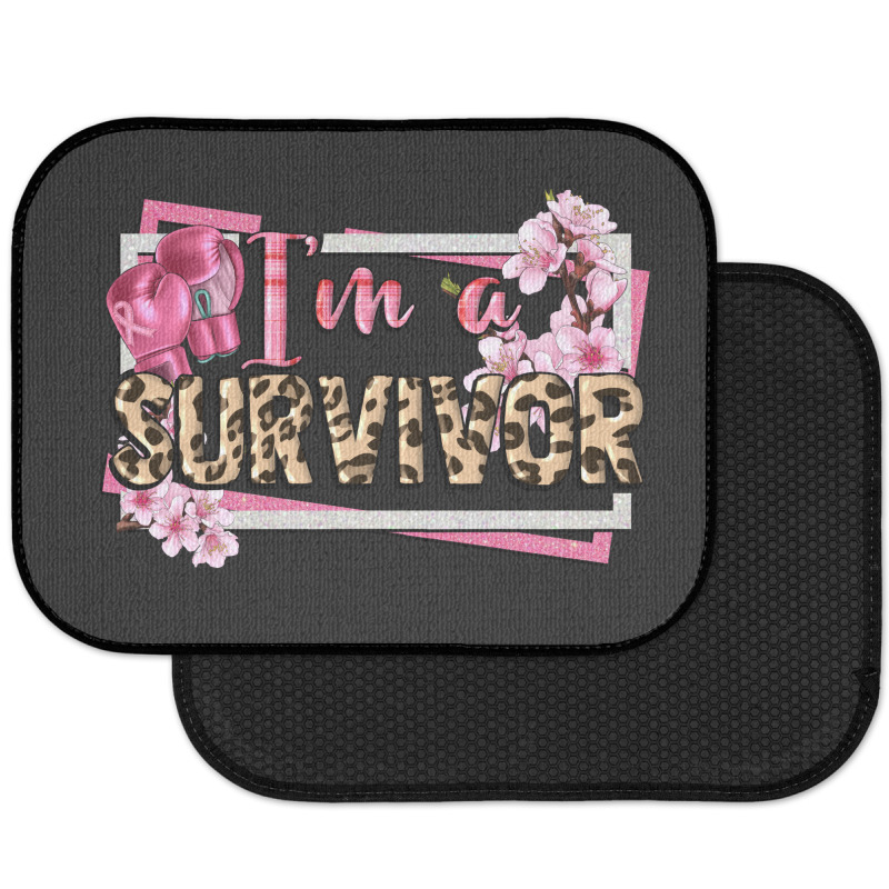 Im A Survivor Cancer Awareness Rear Car Mat | Artistshot