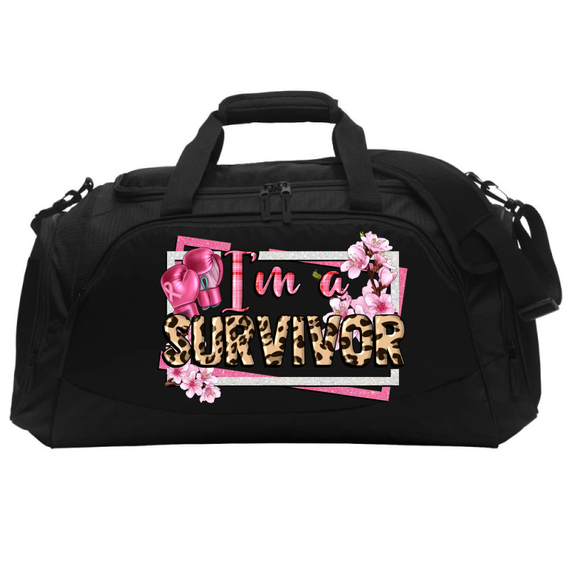 Im A Survivor Cancer Awareness Active Duffel | Artistshot