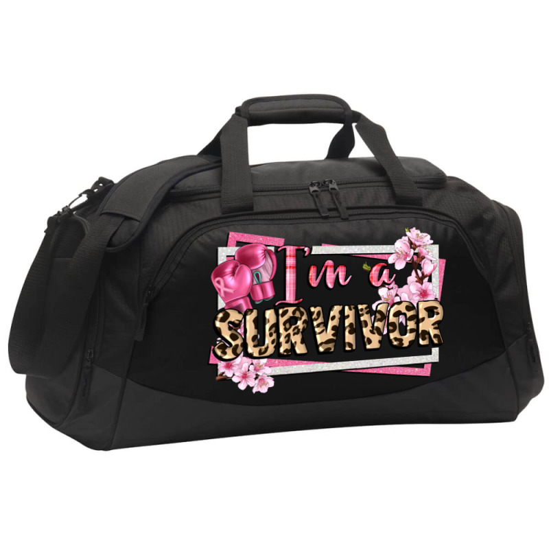 Im A Survivor Cancer Awareness Active Duffel | Artistshot