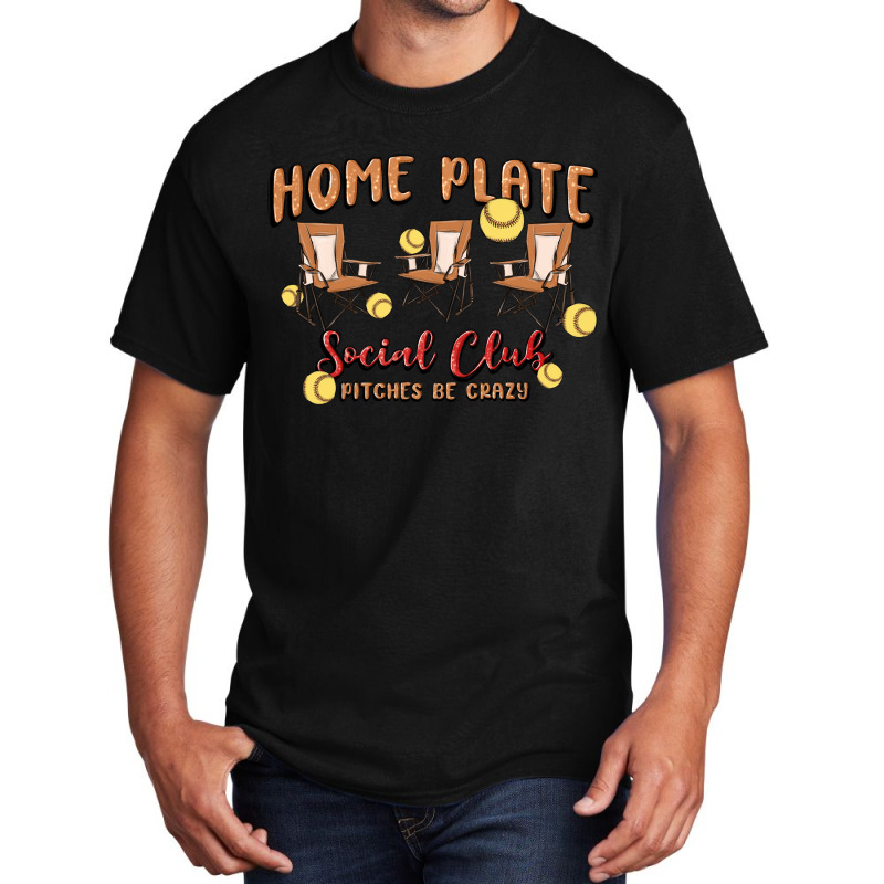 Glitter Softball Basic T-shirt | Artistshot