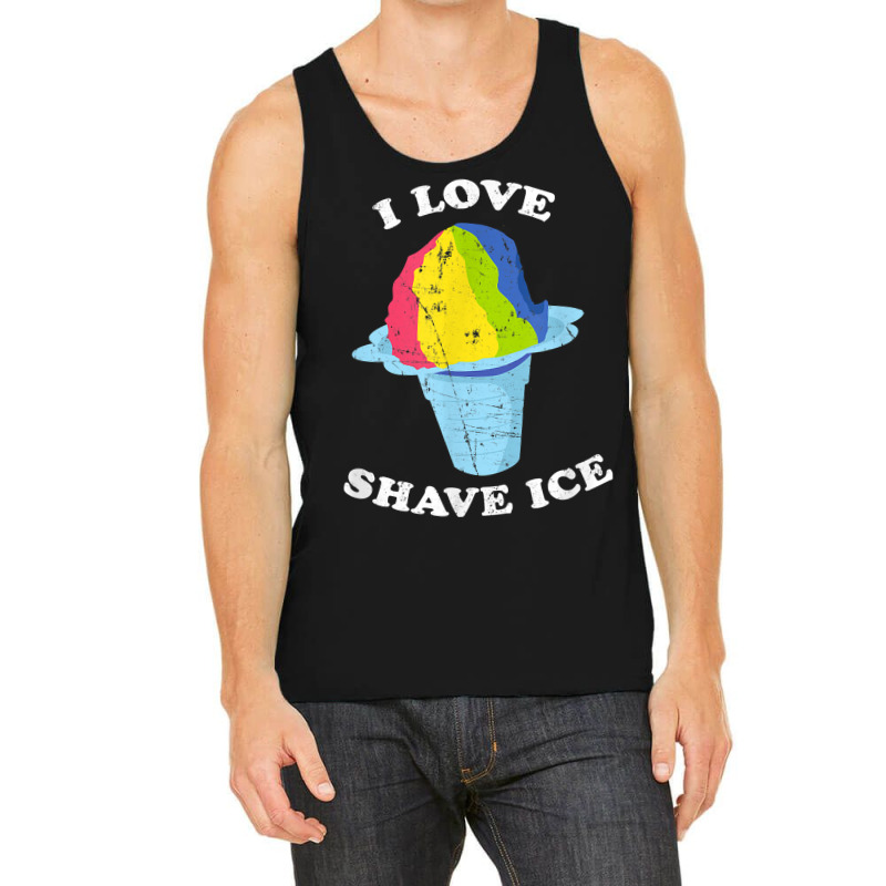 I Love Shave Ice Hawaii Rainbow Shaved Ice T Shirt Tank Top | Artistshot