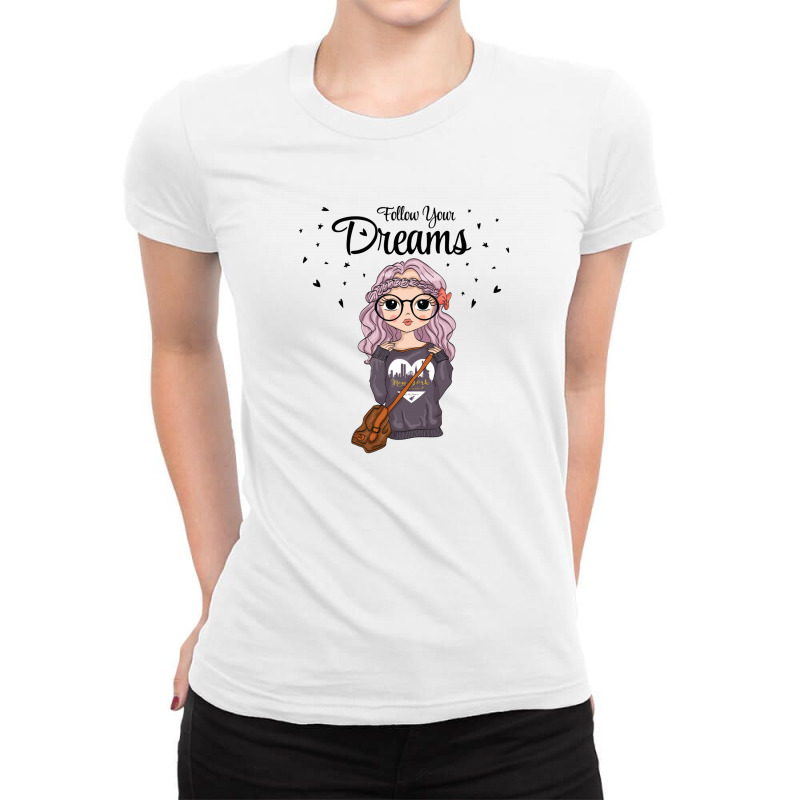 Dreams Ladies Fitted T-Shirt by Disgus_Thing | Artistshot