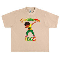 Juneteenth 1865 Dab Black Boy Brown Skin Afro American Boys T Shirt Urban Heavy T-shirt | Artistshot