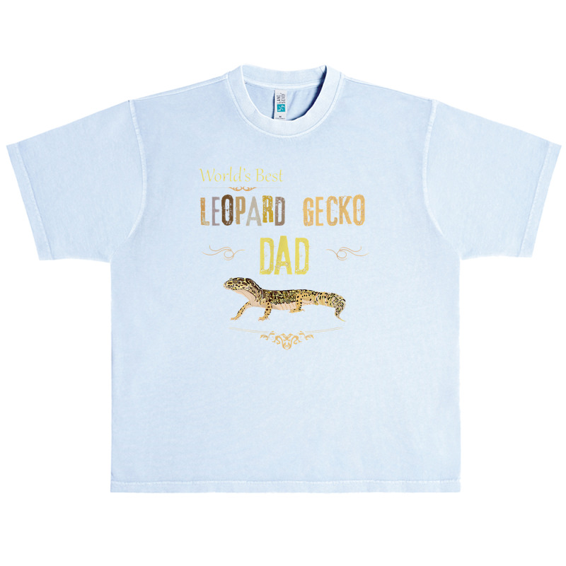 Leopard Gecko Dad Fathers Day Gift Pet Lizard Urban Heavy T-shirt | Artistshot