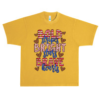 Bold Stripes Bright Stars Brave Hearts Urban Heavy T-shirt | Artistshot