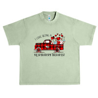 Respiratory Therapist Rt Valentines Buffalo Plaid Truck Urban Heavy T-shirt | Artistshot