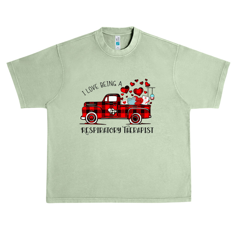 Respiratory Therapist Rt Valentines Buffalo Plaid Truck Urban Heavy T-shirt | Artistshot