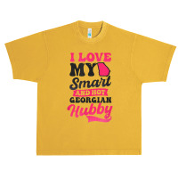 Love My Smart Hot Hubby Design Georgia Peach T Shirt Urban Heavy T-shirt | Artistshot